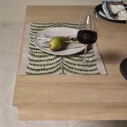 Amelia Whitewash Wood Dining Table - Non Extendable - Black Legs - thumbnail 4