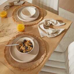Amelia Whitewash Wood Dining Table - Non Extendable - Black Legs - thumbnail 5
