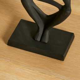 Embley 29cm Metal Figurine Ornament - Black - thumbnail 3