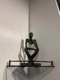 Embley 29cm Metal Figurine Ornament - Black - thumbnail 5