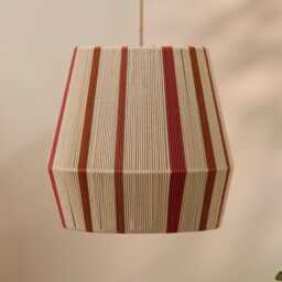 Kateli 35cm Pendant Light - Paprika Stripe - thumbnail 1