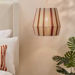 Kateli 35cm Pendant Light - Paprika Stripe - thumbnail 5