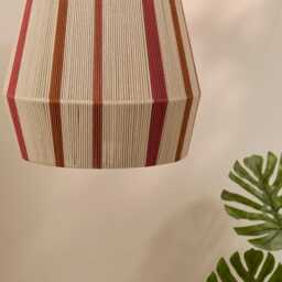 Kateli 35cm Pendant Light - Paprika Stripe - thumbnail 4