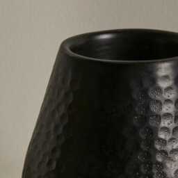 Hale 20cm Metal Candle Holder - Black Bronze - thumbnail 5