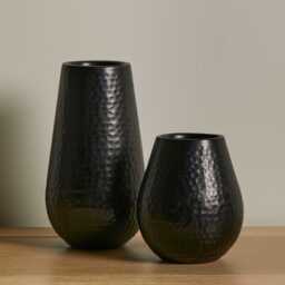 Hale 20cm Metal Candle Holder - Black Bronze - thumbnail 3
