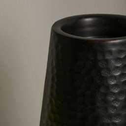 Hale 20cm Metal Candle Holder - Black Bronze - thumbnail 4