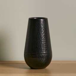 Hale 20cm Metal Candle Holder - Black Bronze - thumbnail 1