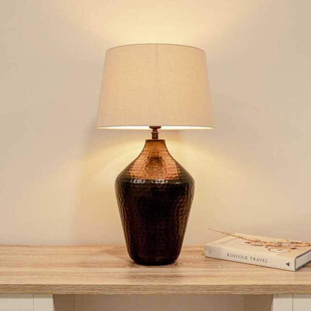 Hale 38cm Metal Lamp Base - Black Bronze - image 1