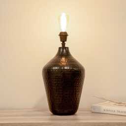 Hale 38cm Metal Lamp Base - Black Bronze - thumbnail 2