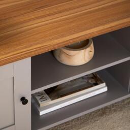 Bampton Stone Grey TV Unit - thumbnail 4