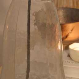 Breamore Clear Glass Wide Table Lamp Base - 30cm - thumbnail 6