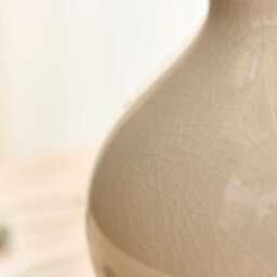 Corsino 16cm Ceramic Vase - Handle - Off White - thumbnail 5