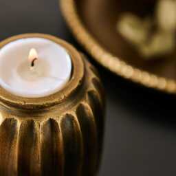 Elcombe Metal Tea Light Holder - Bronze - thumbnail 5