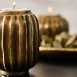 Elcombe Metal Tea Light Holder - Bronze - thumbnail 3