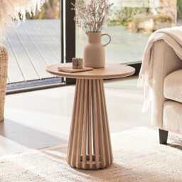 Willow Side Table - Whitewash Oak - thumbnail 1