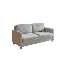 Ava 3 Seater Sofa - Sand with Pale Oak Legs - thumbnail 4