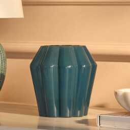 Como 16cm Glass Vase - Lagoon Teal