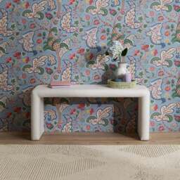 Kamiko Bench - Chalk White Boucle