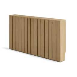 Willow Large Radiator Cover - Pale Oak - thumbnail 6