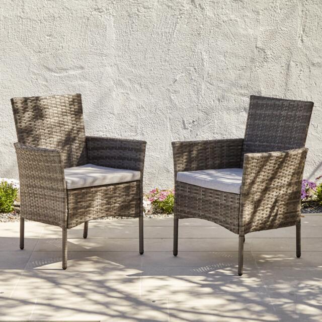 Kemble/Marston Stackable Chair - Grey - Set of 2 - image 1