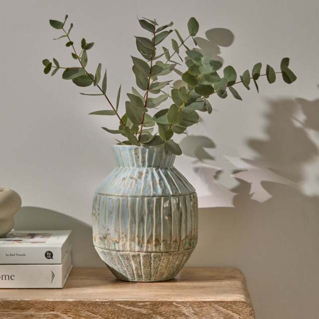 Tariva Ceramic 25cm Vase - Cornflower Blue - image 1