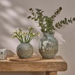 Tariva Ceramic 25cm Vase - Cornflower Blue - thumbnail 2