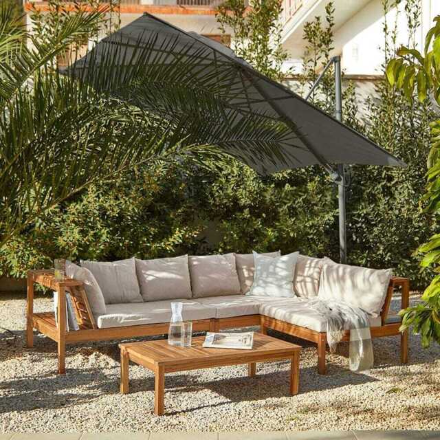 Dakota Garden Corner Sofa Cushion Covers - Sand - image 1
