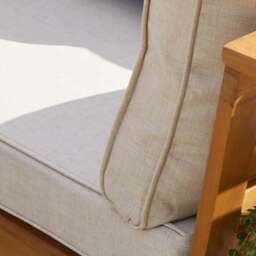 Dakota Garden Corner Sofa Cushion Covers - Sand - thumbnail 2