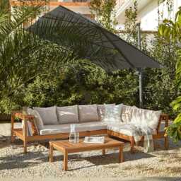 Dakota Garden Corner Sofa Cushion Covers - Sand