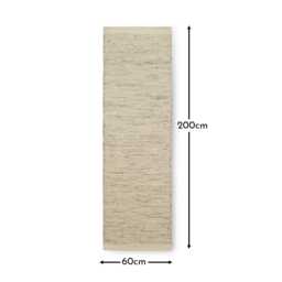 Atcham Clay Marl Runner Rug - 200x60cm - thumbnail 6