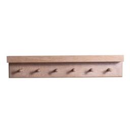 Willow Wooden Coat Rack with Shelf - Whitewash - thumbnail 4