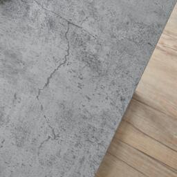 Jay Concrete Effect Coffee Table - Black Frame - thumbnail 3