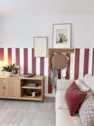 Willow Wooden Coat Rack with Shelf - Oak - thumbnail 3