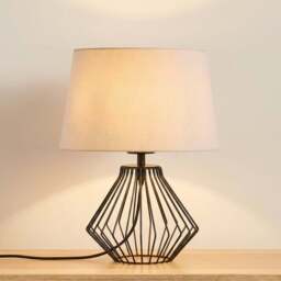 Litton 22cm Metal Table Lamp Base - Black - thumbnail 2