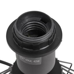 Litton 22cm Metal Table Lamp Base - Black - thumbnail 3