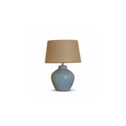 Launton 27cm Ceramic Lamp Base - Cornflower Blue - thumbnail 6