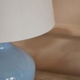 Launton 27cm Ceramic Lamp Base - Cornflower Blue - thumbnail 5