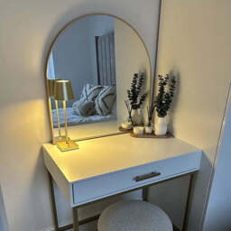 Marie Small Desk - White - thumbnail 4