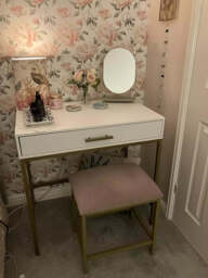 Marie Small Desk - White - thumbnail 6