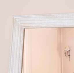 Orkney 180x90cm Wooden Mirror - Whitewash - thumbnail 2