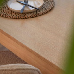 Amelia Whitewash Dining Table Set - 6 Seater - Freya Grey Dining Chairs - Whitewash Oak Legs - thumbnail 5