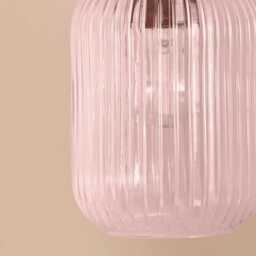 Elland Plug in Wall Light Black - Blush Pink - thumbnail 2