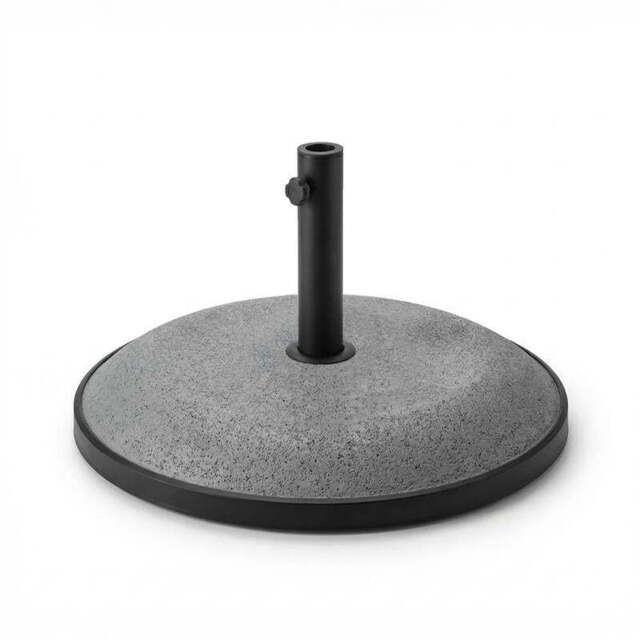 Parasol Base with Boarder 25kg - Grey Concrete