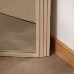 Kubu 180 x 80cm Wooden Arch Mirror - Taupe - thumbnail 5