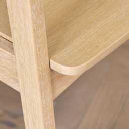 Raleigh Whitewash Dining Table Set - 6 Seater - Ella Whitewash Carver Chairs - thumbnail 6