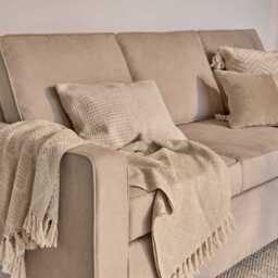 Hugo Corner Sofa Bed with Storage - Taupe - thumbnail 2