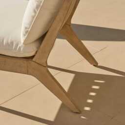 Mali Occasional Chair Garden Cushion Covers - Linen - thumbnail 5