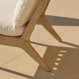 Mali Occasional Chair Garden Cushion Covers - Linen - thumbnail 5