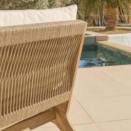Mali Occasional Chair Garden Cushion Covers - Linen - thumbnail 6