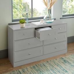Stevie Wardrobe & Drawers Set - Grey - thumbnail 3